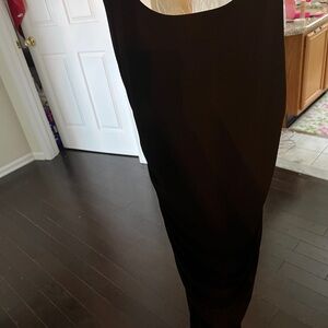 Stretchy asymmetrical midi Dress